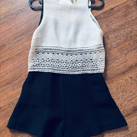 Maje Two-tone Romper, Ines model - Picture 2 of 6